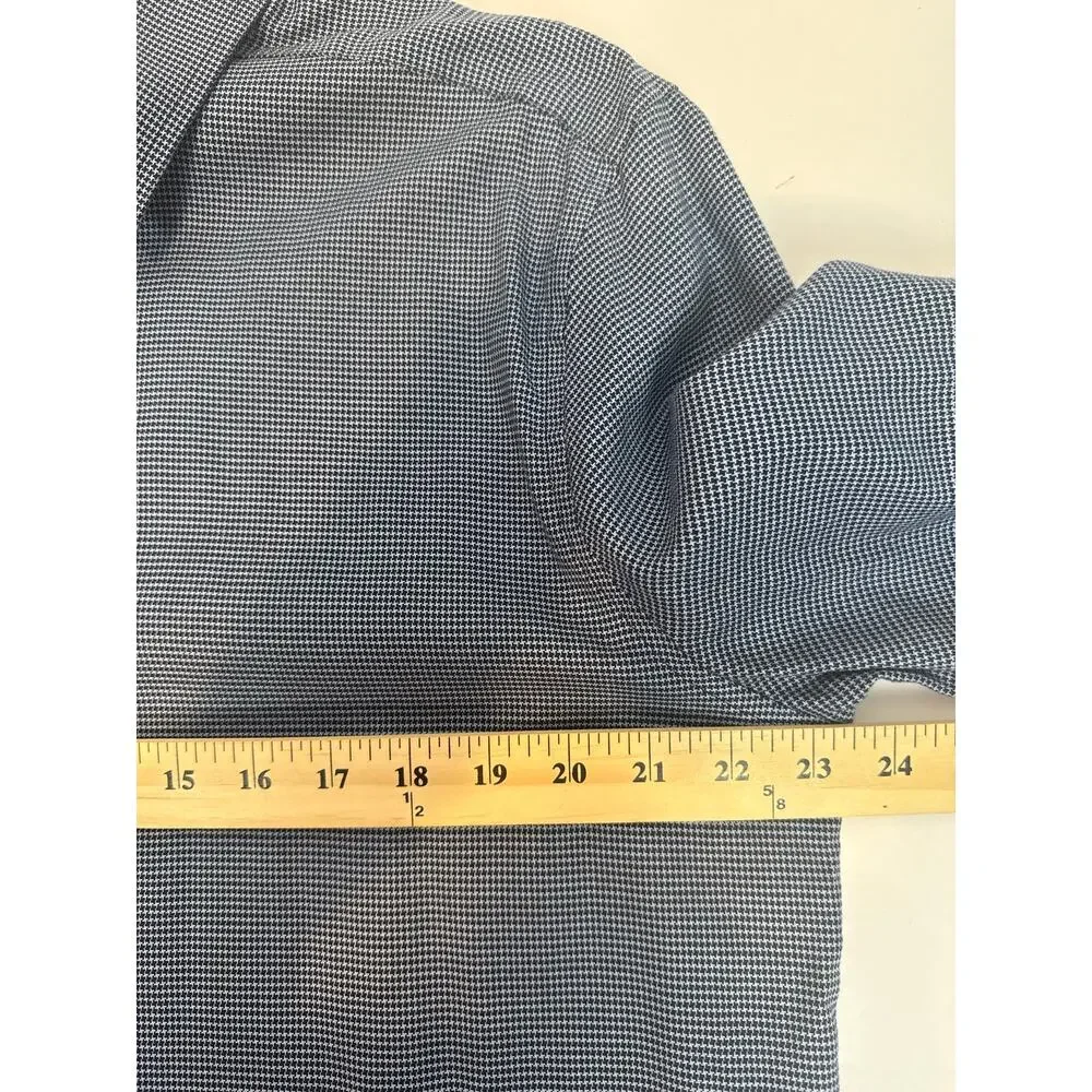 Banana Republic Men's L Houndstooth Cotton Dress Shirt